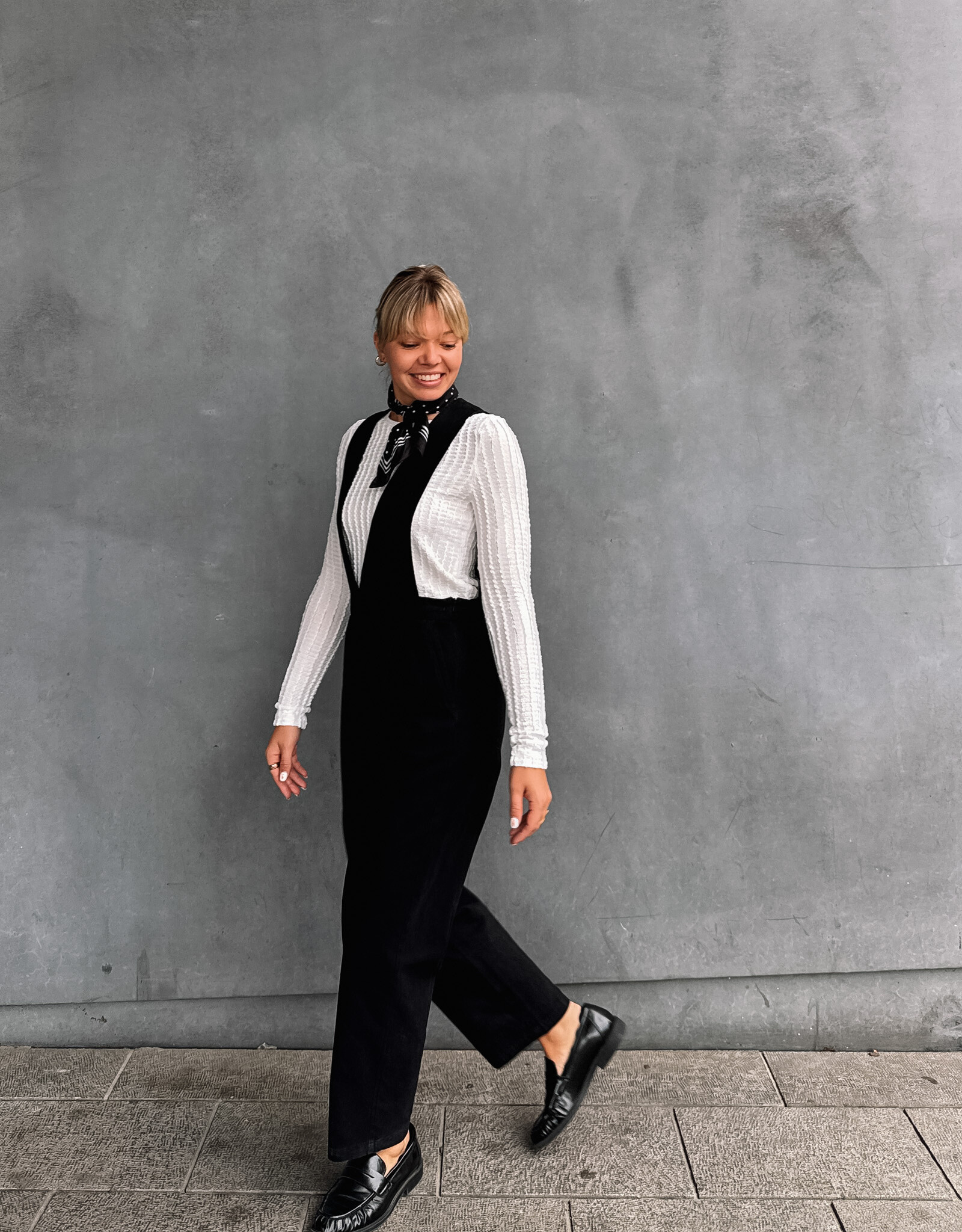 Laure+Max T-Shirt Lange Mouw 'Tiana' - Blanc - Laure+Max