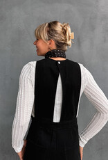 Laure+Max T-Shirt Lange Mouw 'Tiana' - Blanc - Laure+Max