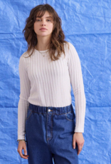 Laure+Max T-Shirt Lange Mouw 'Tiana' - Blanc - Laure+Max