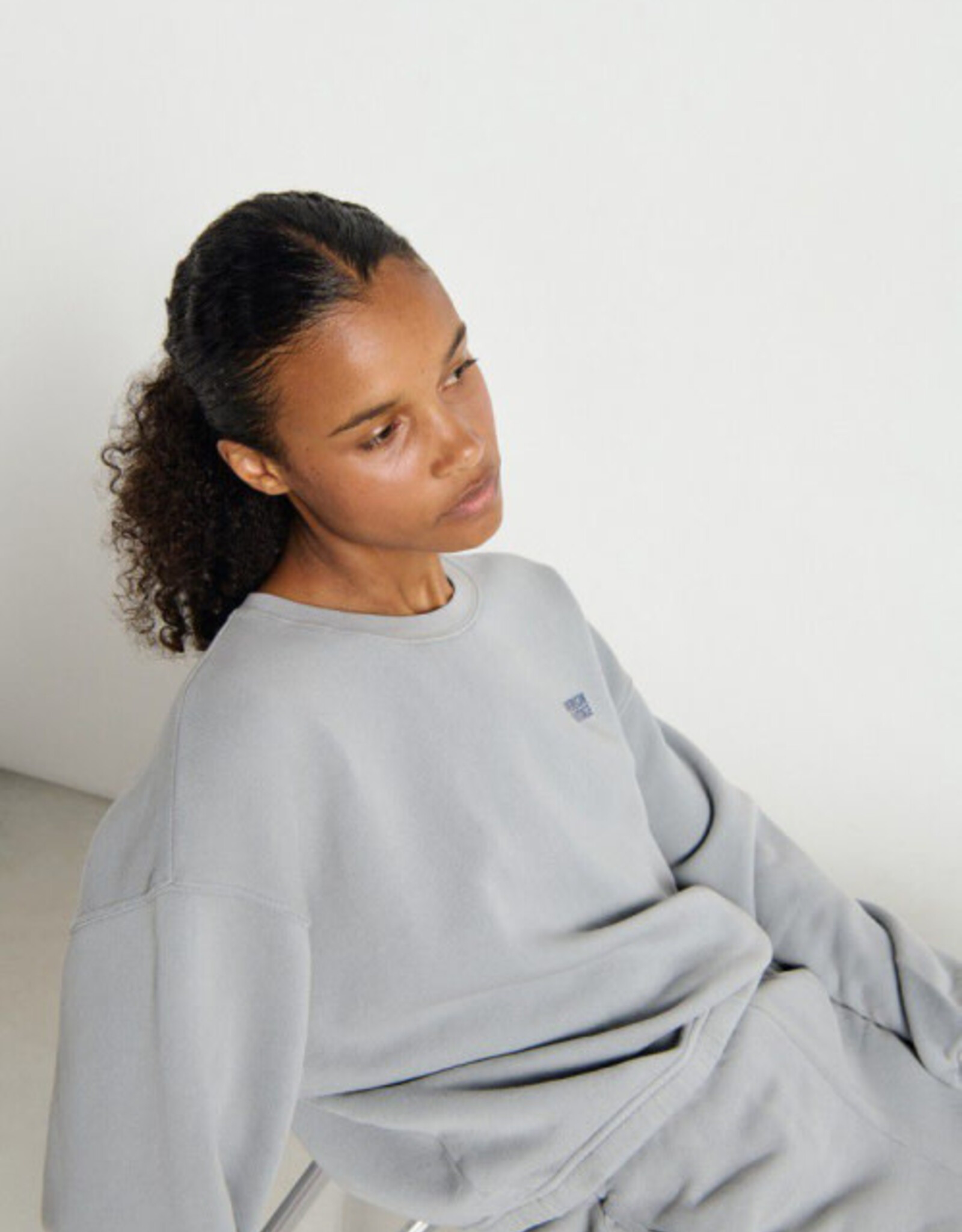 American Vintage Sweater 'Izubird' - Brouillard Vintage - Izu03A - American Vintage