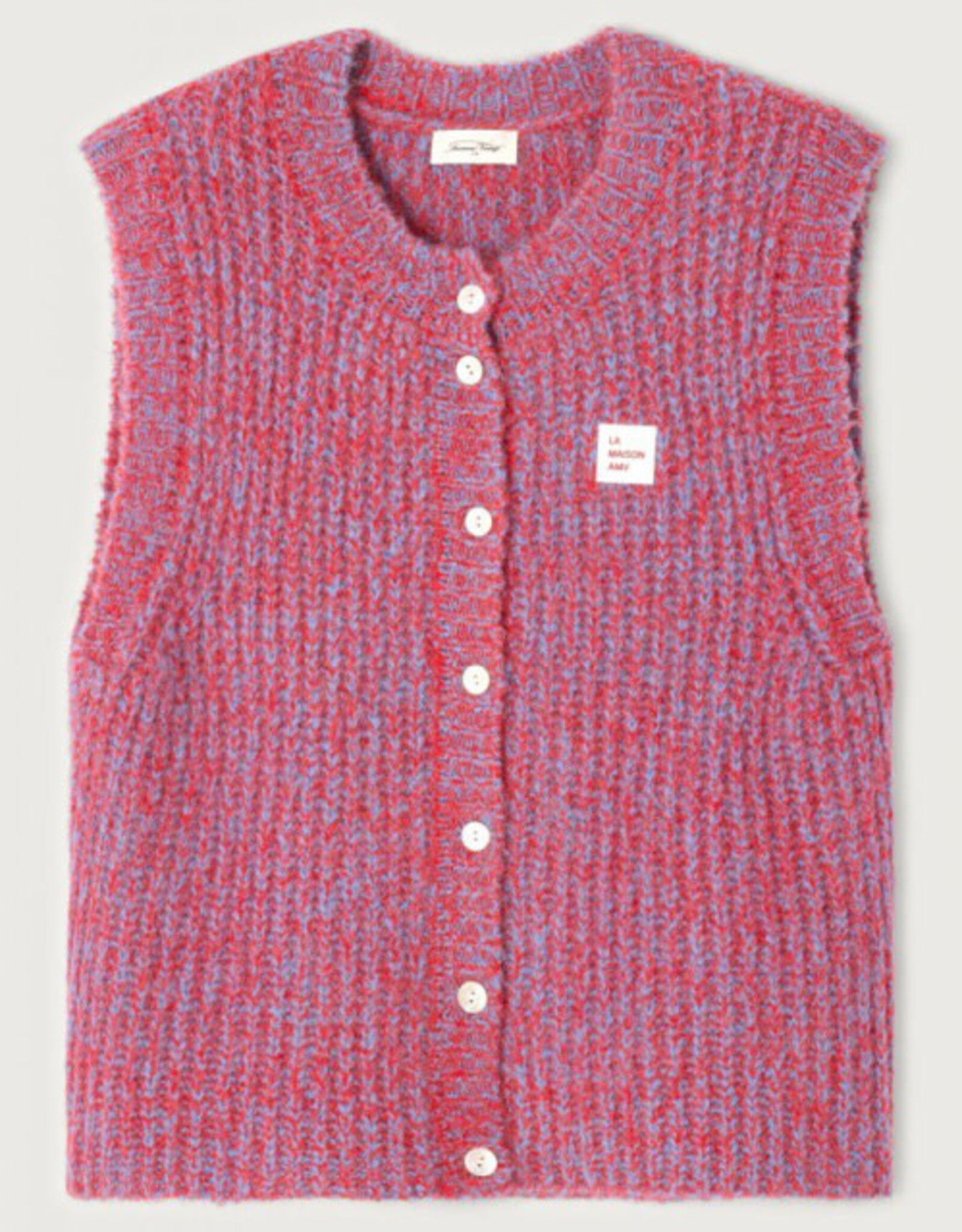 American Vintage Cardigan 'East' - Piment Mouline - East19MM - American Vintage