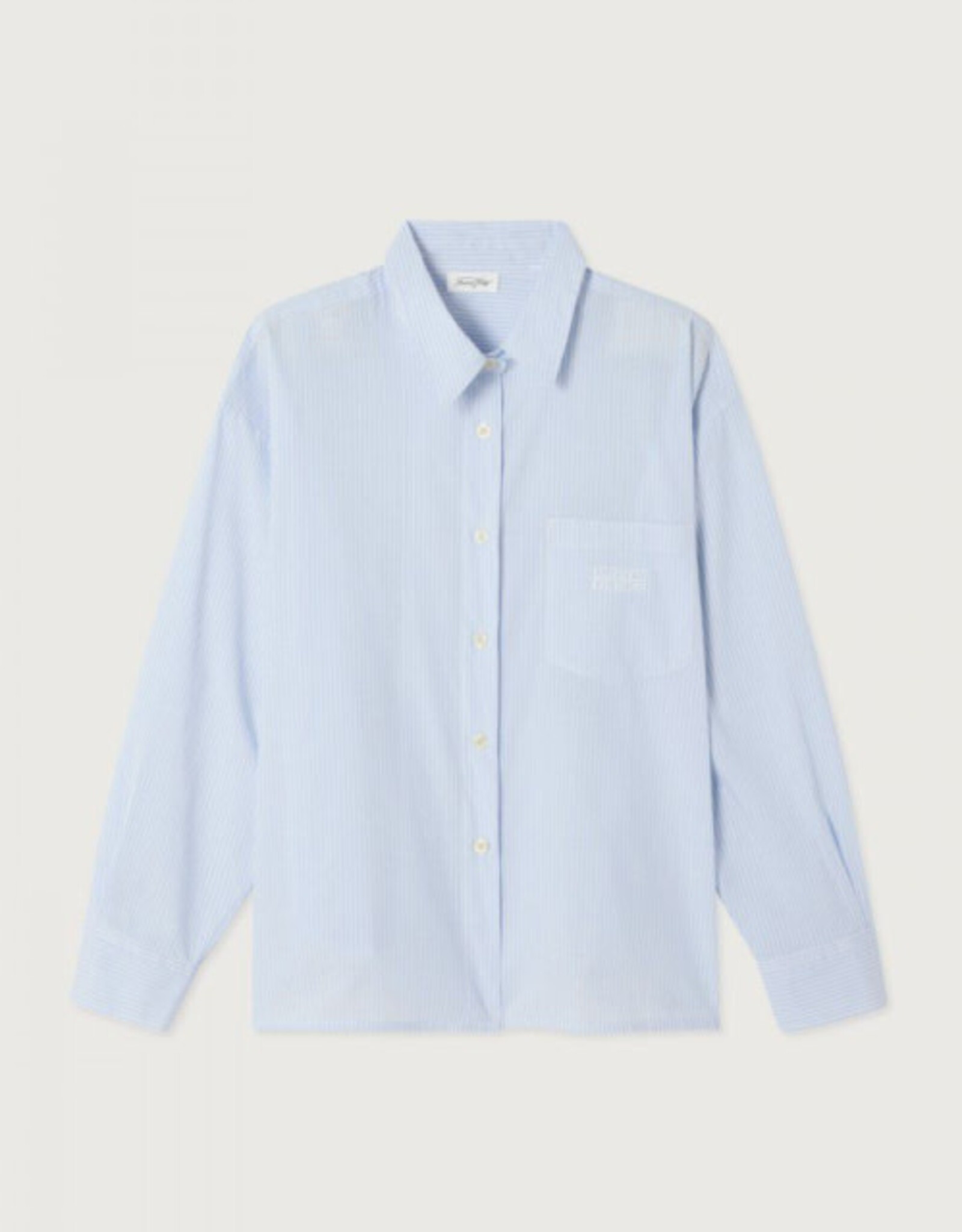 American Vintage Hemd 'Eluabird' - Rayures Bleues - Elu06A - American Vintage