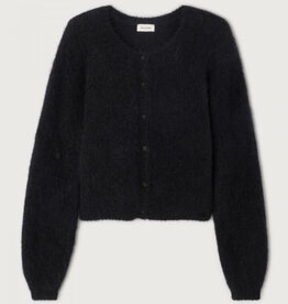 American Vintage Cardigan 'Niby' - Noir - Nib19C - American Vintage