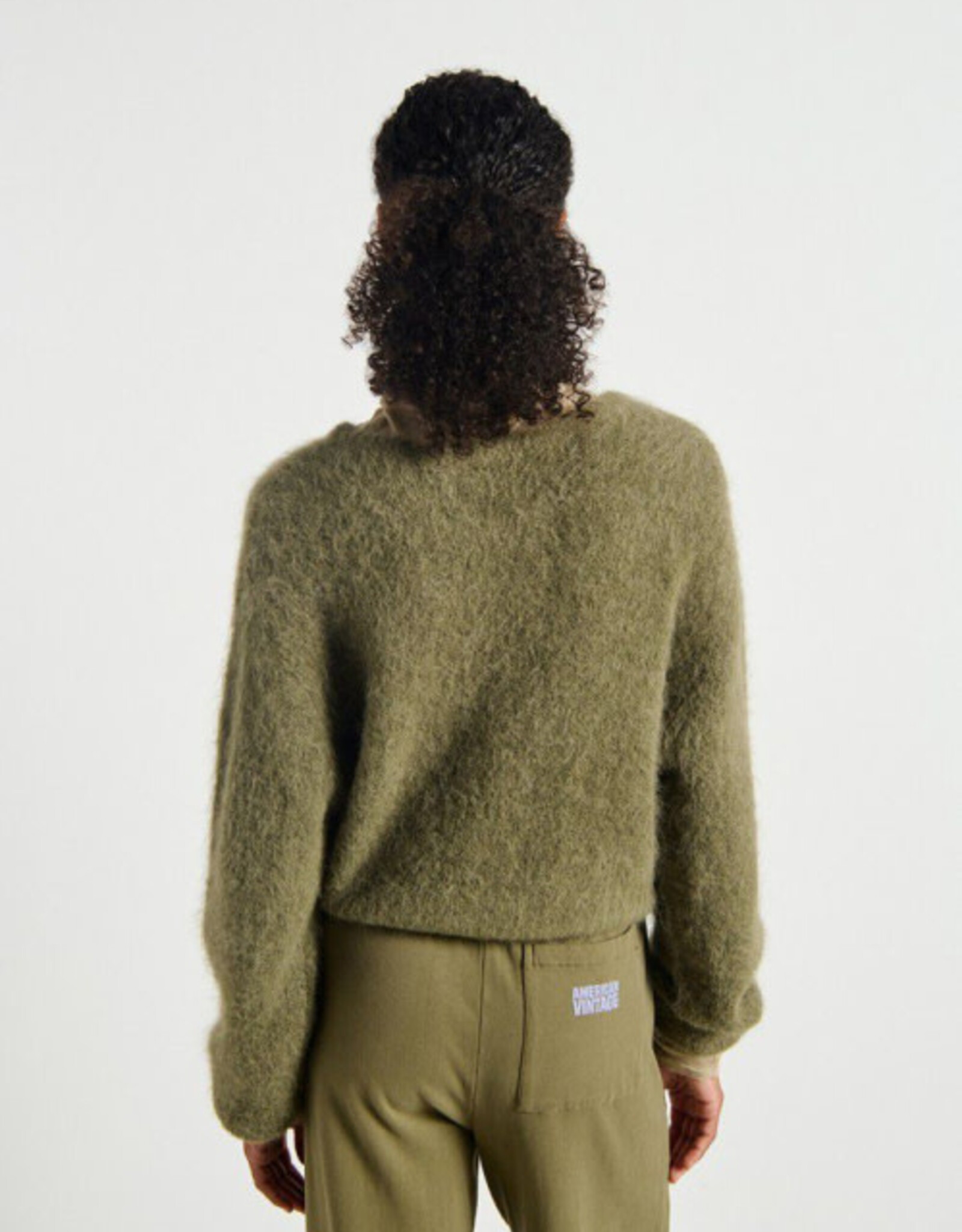 American Vintage Pull 'Niby' - Kaki - Nib18A - American Vintage