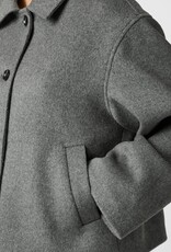 Korte Mantel 'Hamra' - Grey Melange - Neo Noir