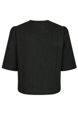 Blazer-Blouse 'Xanthe' - Dark Grey - Neo Noir