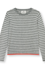 Mads Norgaard Pull 'Ivy' - Grey Melange/Vanilla Ice - Mads Norgaard