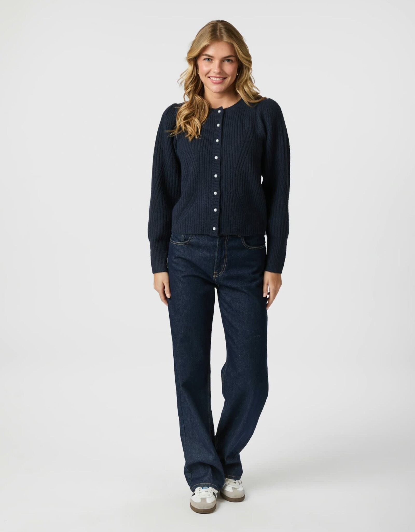 Cardigan 'Puli' - Navy - Neo Noir