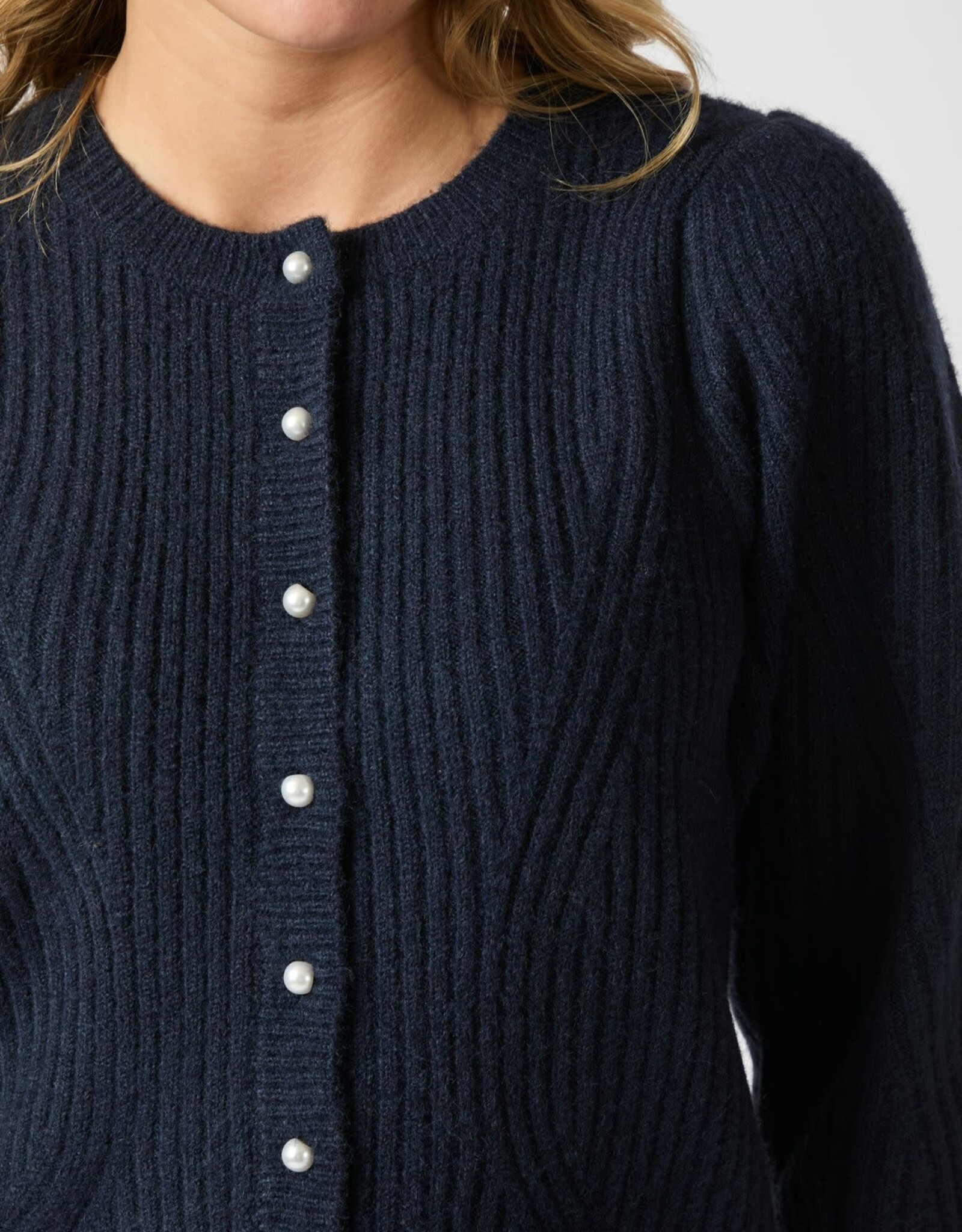 Cardigan 'Puli' - Navy - Neo Noir