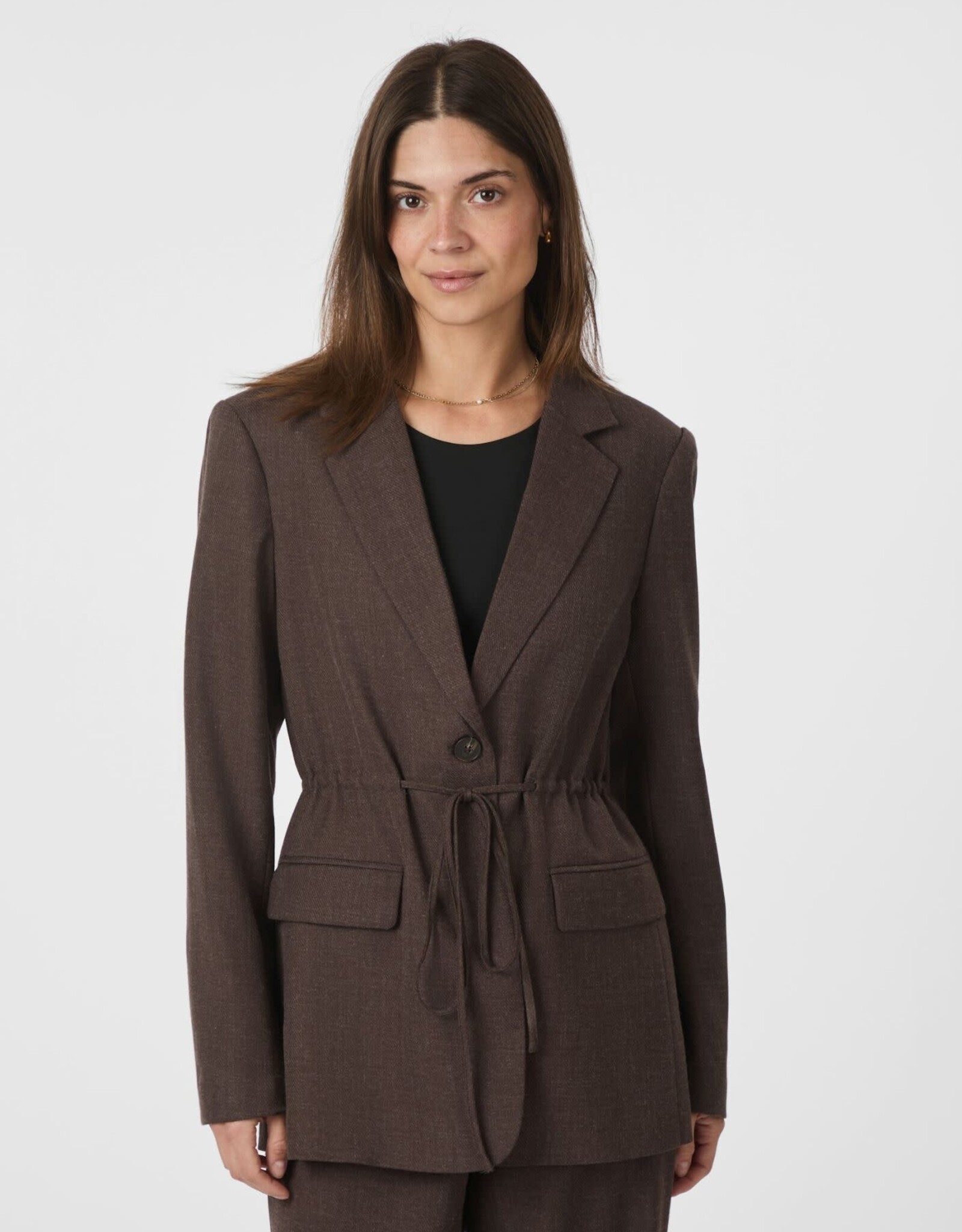 Blazer 'Jemmie' - Brown Melange - Neo Noir