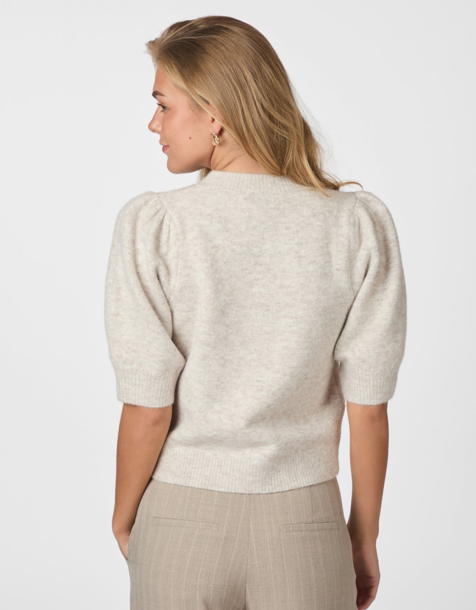 Cardigan 'Trudy' - Beige Melange - Neo Noir