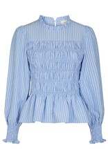 Blouse Stripe 'Possa' - Light Blue - Neo Noir