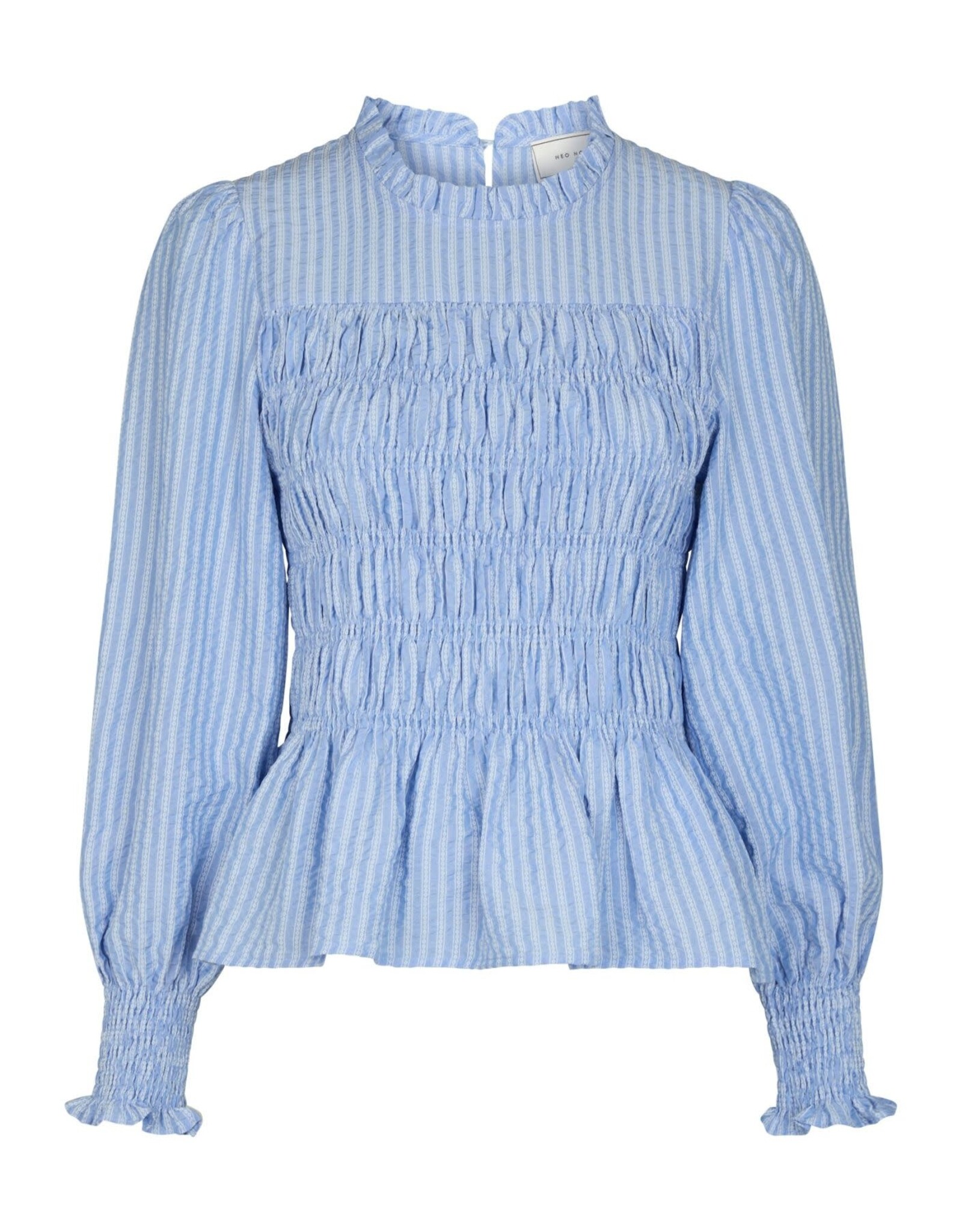Blouse Stripe 'Possa' - Light Blue - Neo Noir
