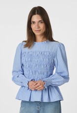 Blouse Stripe 'Possa' - Light Blue - Neo Noir