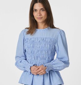 Blouse Stripe 'Possa' - Light Blue - Neo Noir