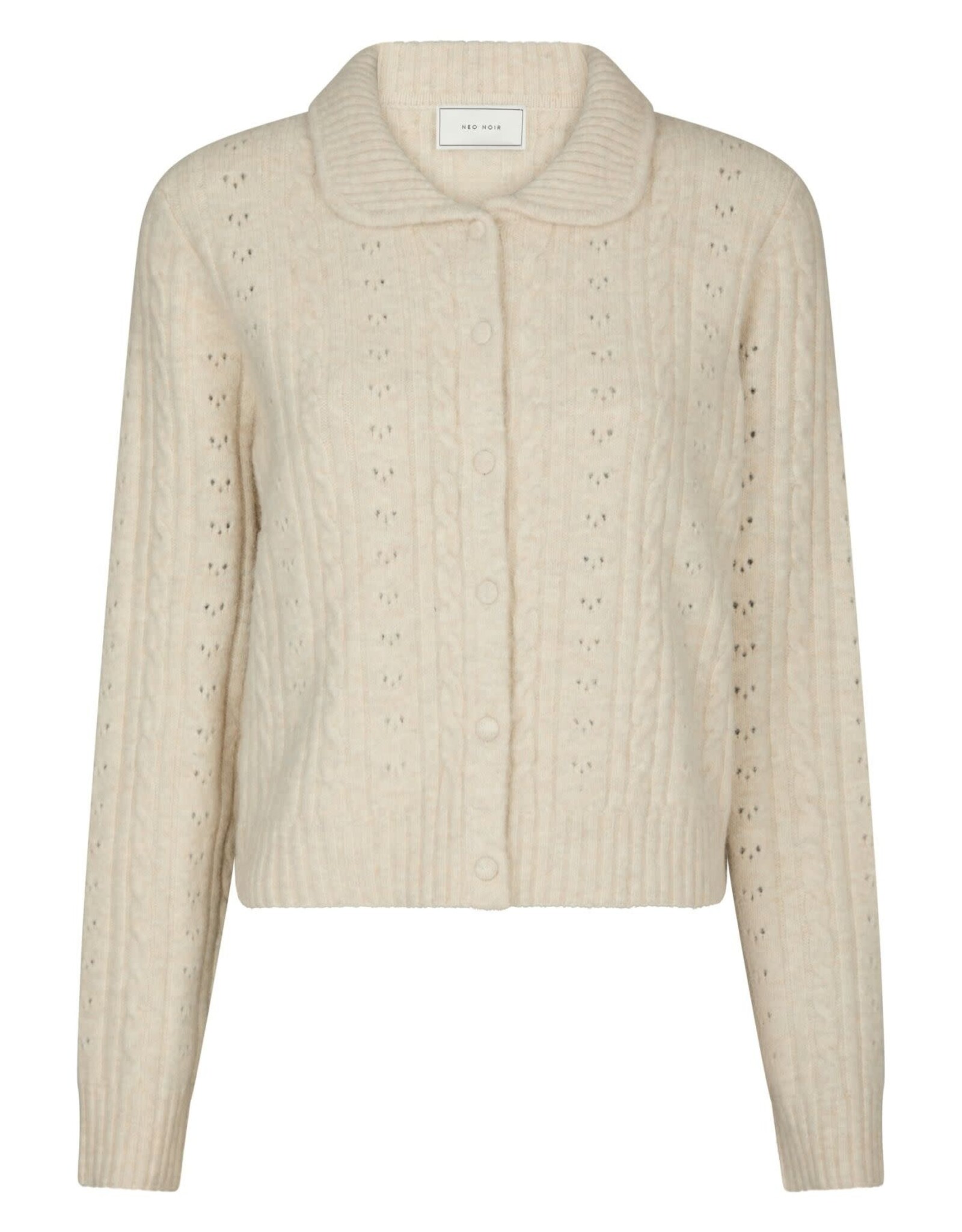 Cardigan 'Emelie' - Ivory - Neo Noir