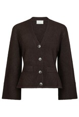 Cardigan 'Pixie' - Dark Brown - Neo Noir