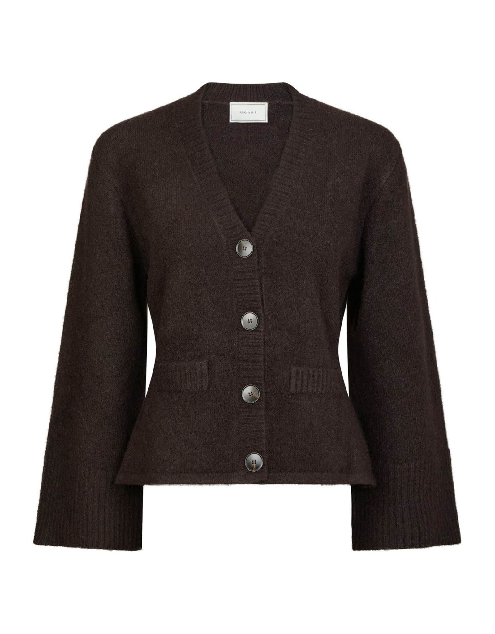 Cardigan 'Pixie' - Dark Brown - Neo Noir