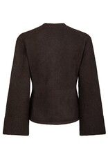 Cardigan 'Pixie' - Dark Brown - Neo Noir