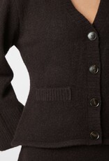 Cardigan 'Pixie' - Dark Brown - Neo Noir