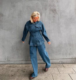 Studio Amaya Broek 'Mies' - Blue - Studio Amaya
