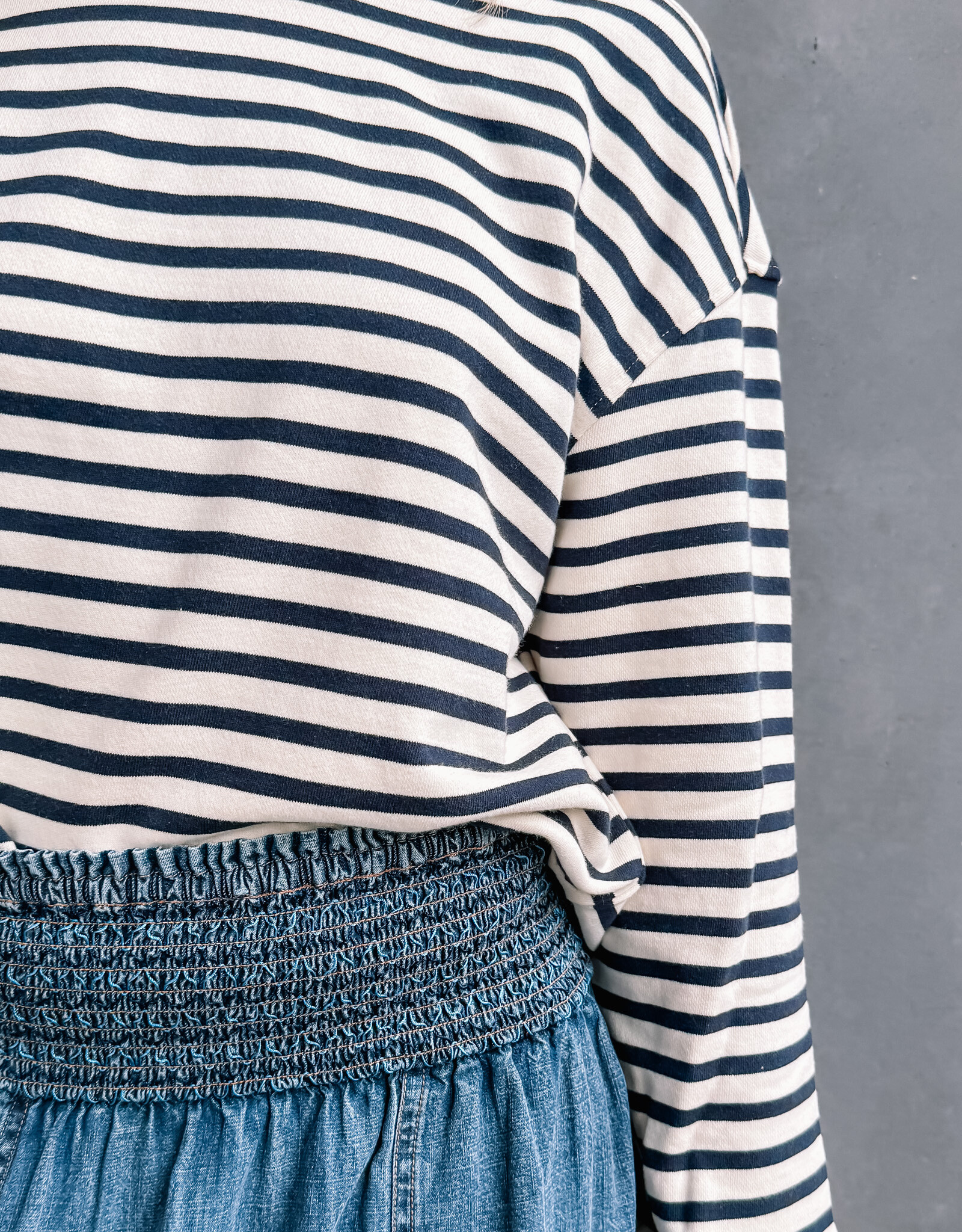 Lollys Laundry Sweater 'Demi' - Dark Blue - Lollys Laundry
