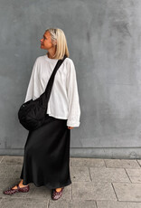 Rok 'Vicky' Heavy Sateen - Zwart