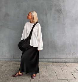 Rok 'Vicky' Heavy Sateen - Zwart