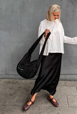 Rok 'Vicky' Heavy Sateen - Zwart