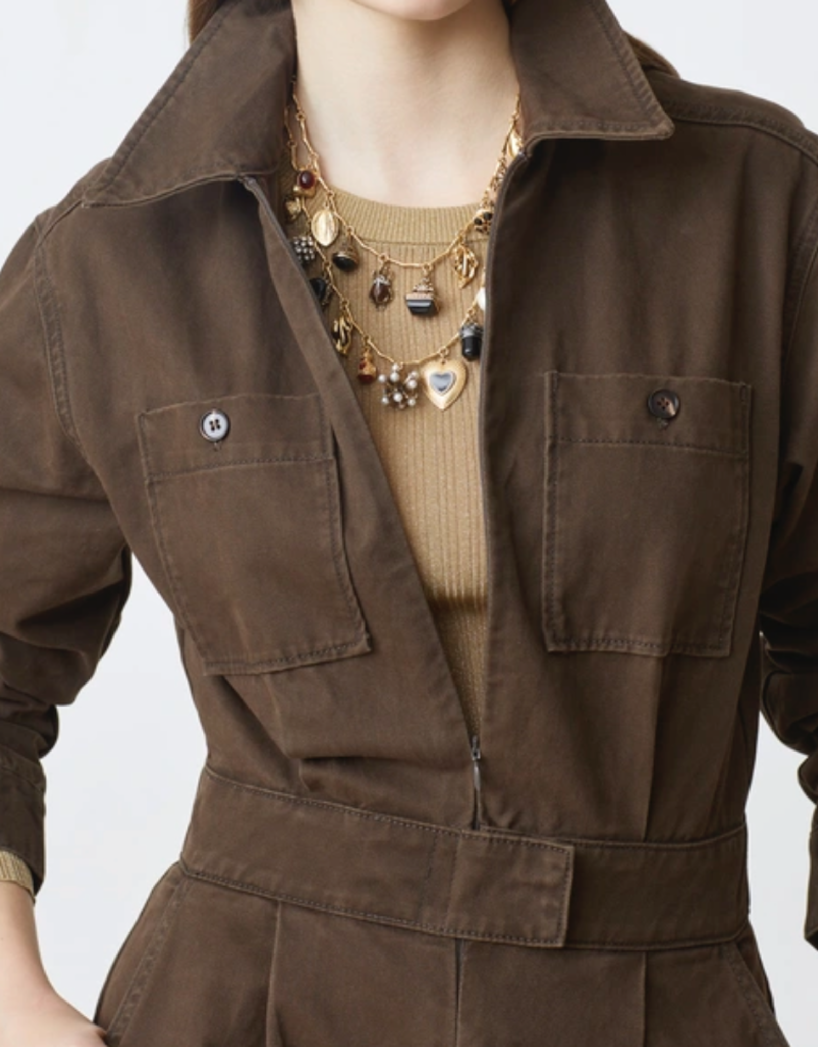 Suncoo Jumpsuit 'Torino' - Choco - Suncoo