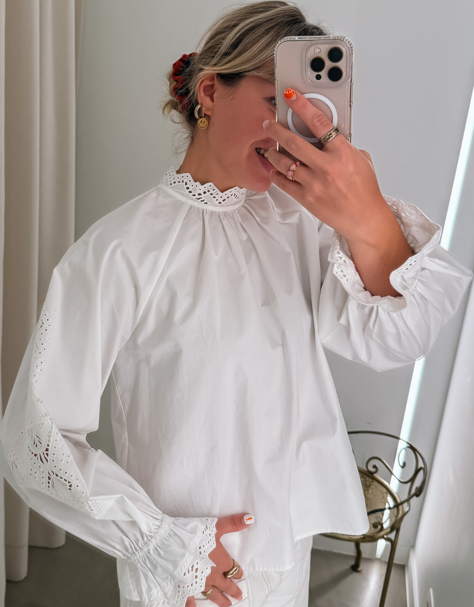 Suncoo Blouse 'Lola' - Blanc Casse - Suncoo