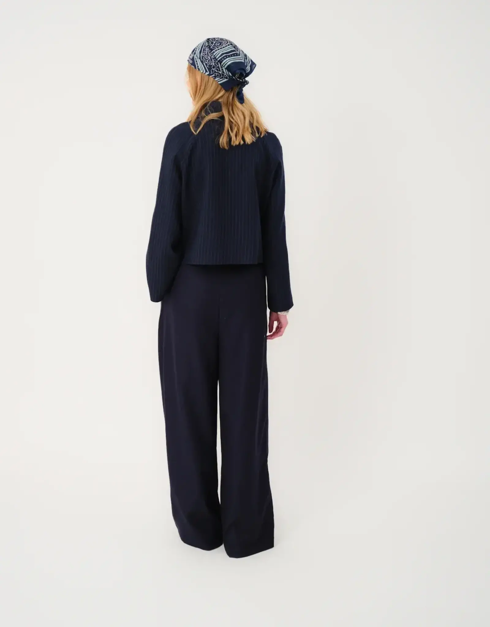 Lollys Laundry Broek 'Zola' - Dark Blue - Lollys Laundry