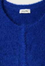 American Vintage Cardigan 'Niby' - Bleu Roi Chine - Nib19C - American Vintage