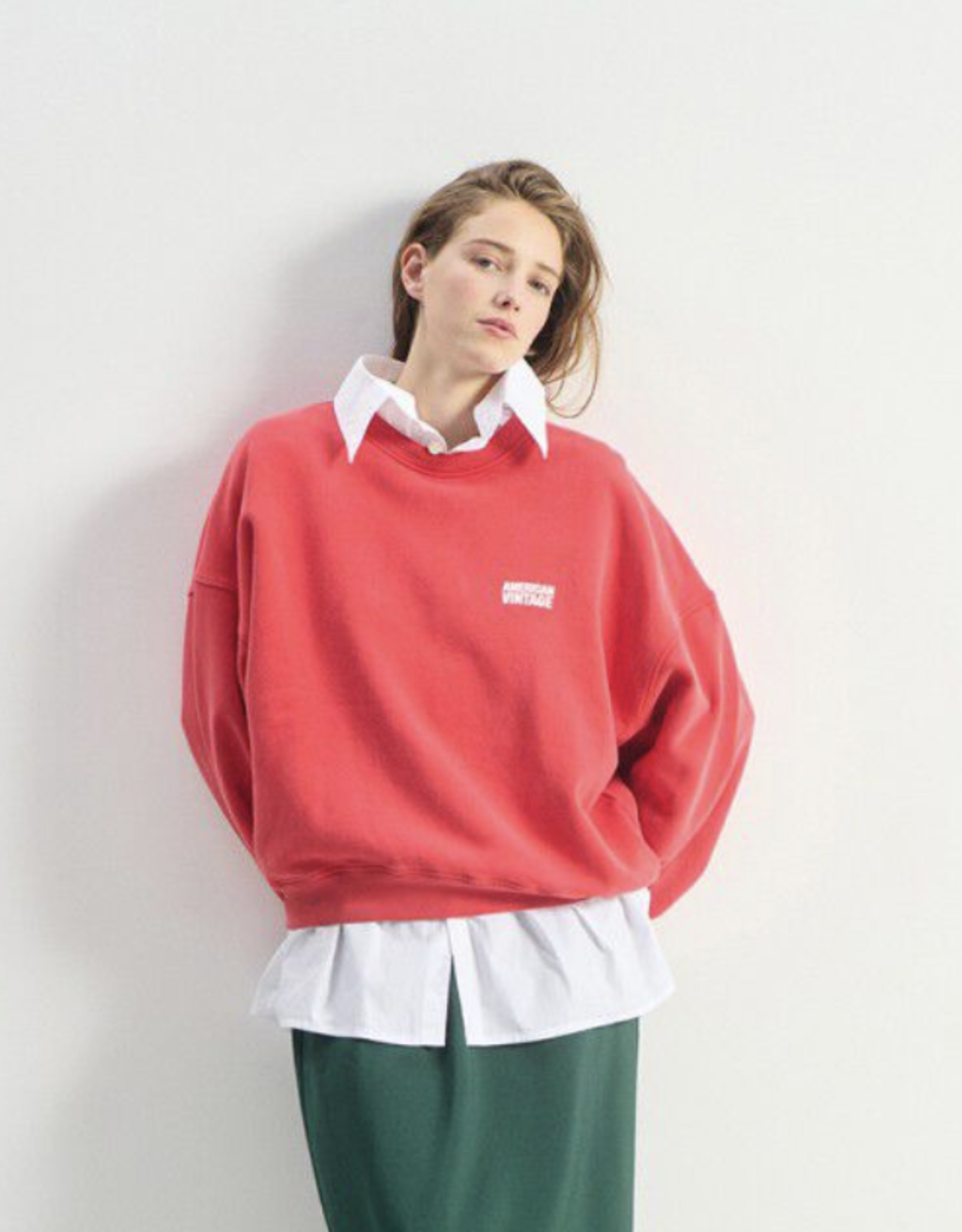 American Vintage Sweater 'Plizzy' - Volcan Vintage - Pli03C - American Vintage