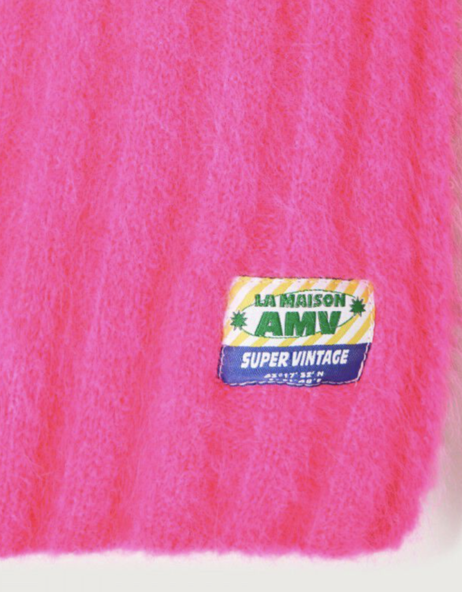 American Vintage Sjaal 'Vitow' - Rose Fluo Chine - VITO20B - American Vintage