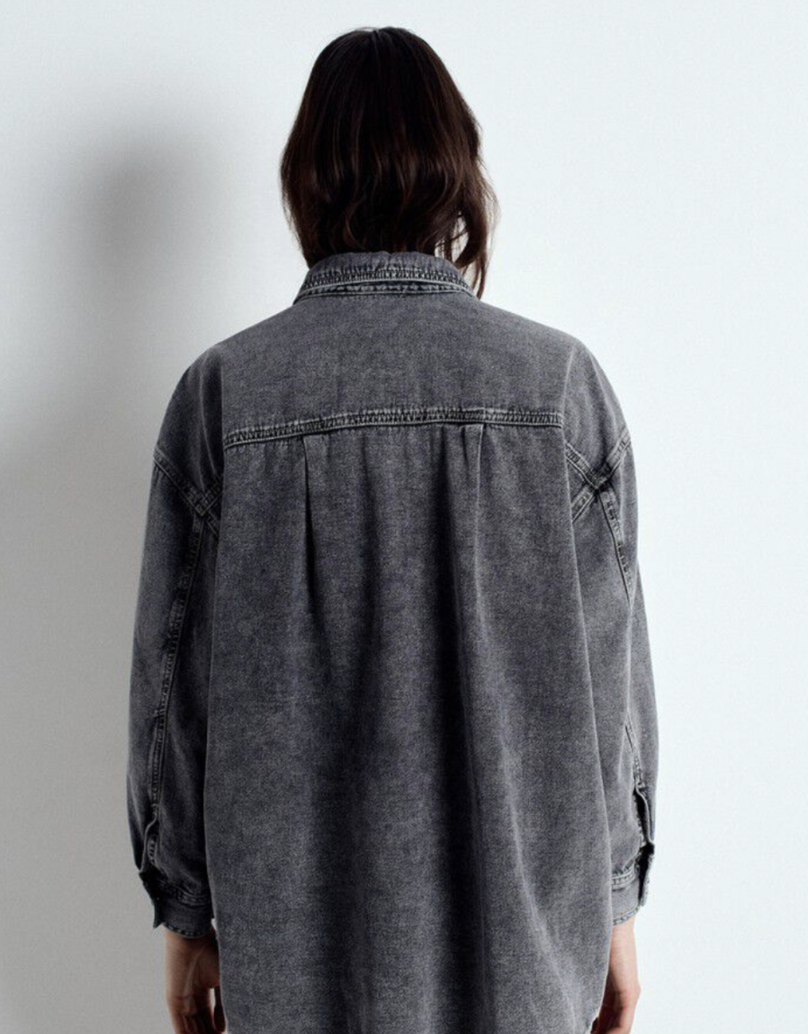 American Vintage Hemd 'Jazy' - Grey - JAZ06A  - American Vintage