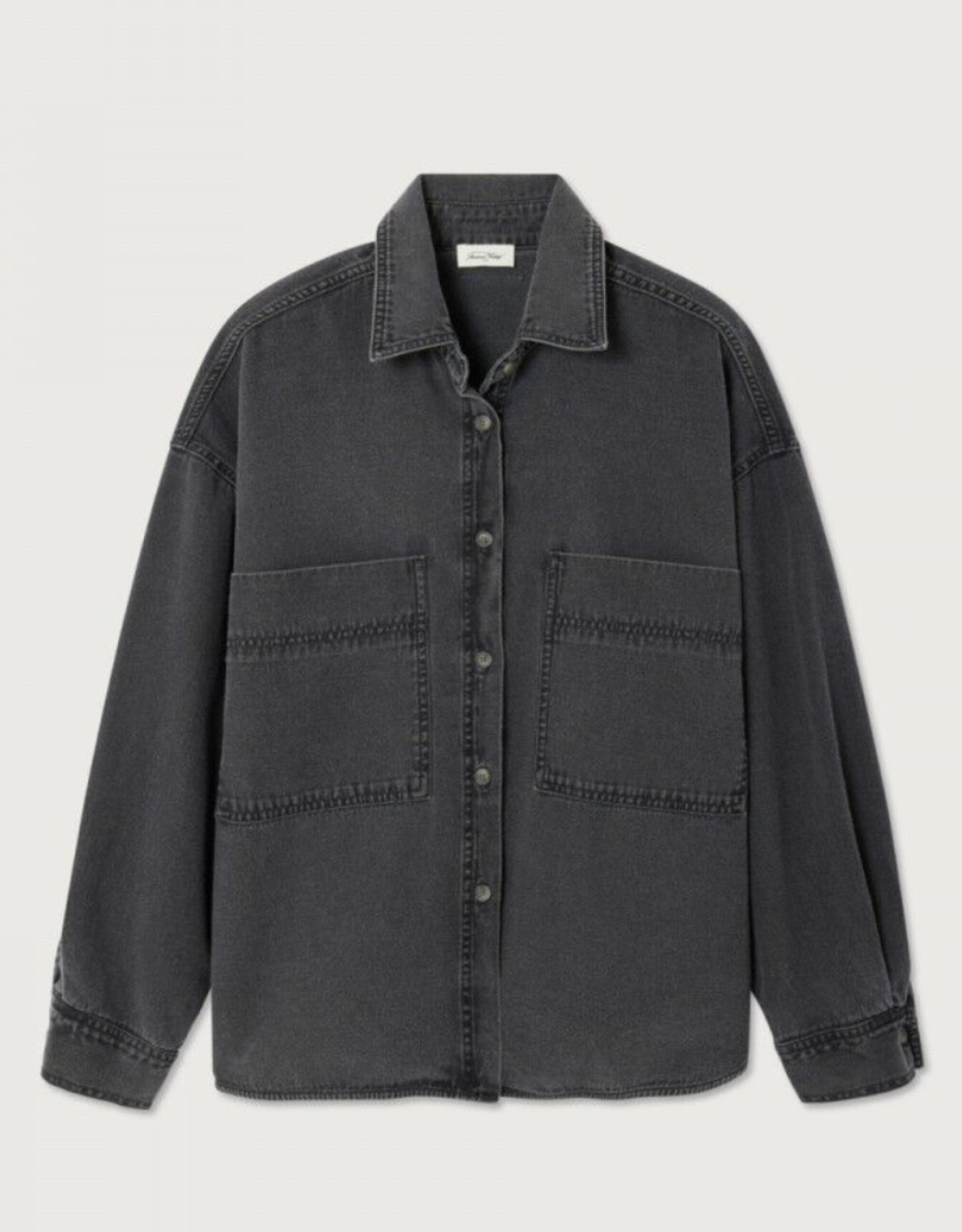 American Vintage Hemd 'Jazy' - Black - JAZ06AC - American Vintage