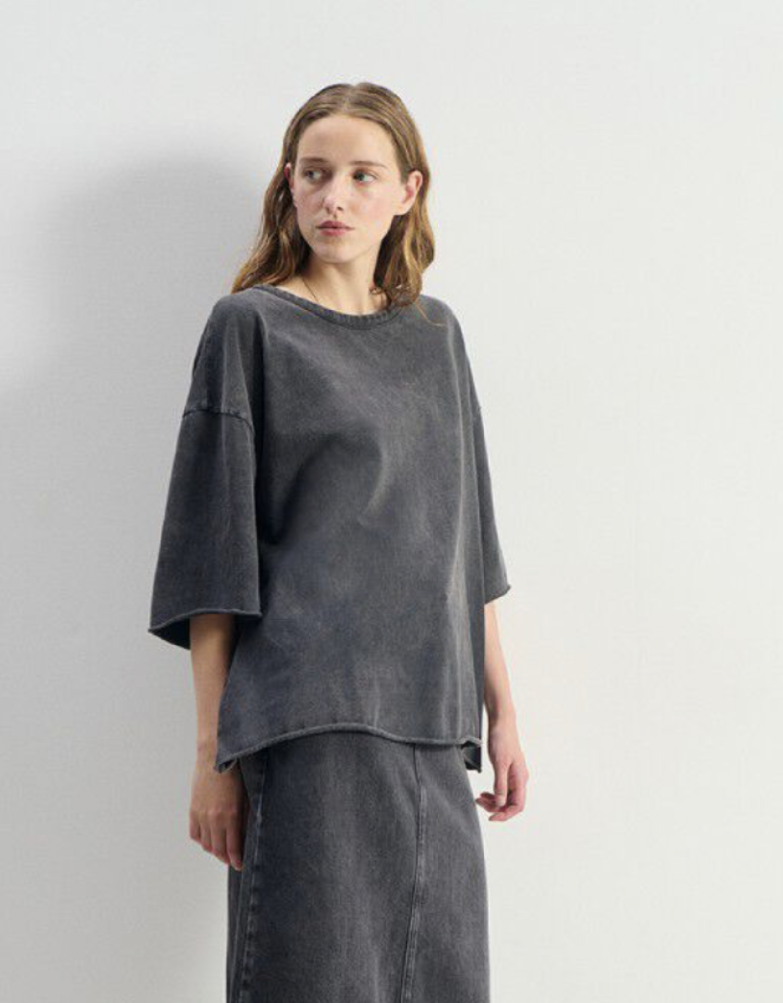 American Vintage T-Shirt 'Afoma' - Tenebre Vintage - AFO02D - American Vintage