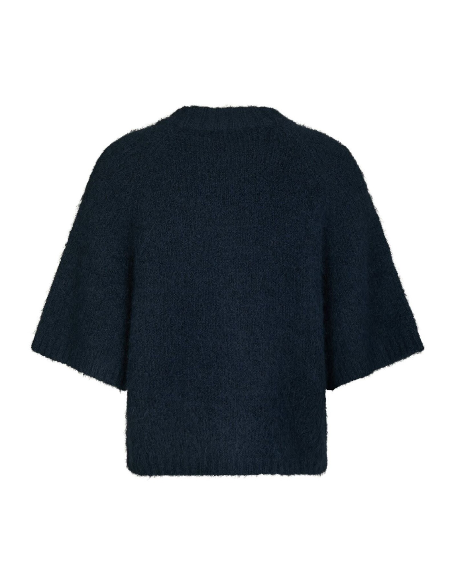 Cardigan Korte Mouw 'Benuta' - Navy - Neo Noir