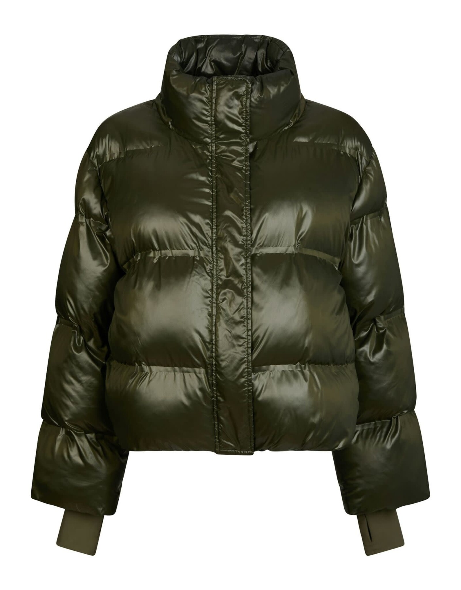 Puffer 'Rhea' - Olive - Neo Noir