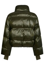 Puffer 'Rhea' - Olive - Neo Noir
