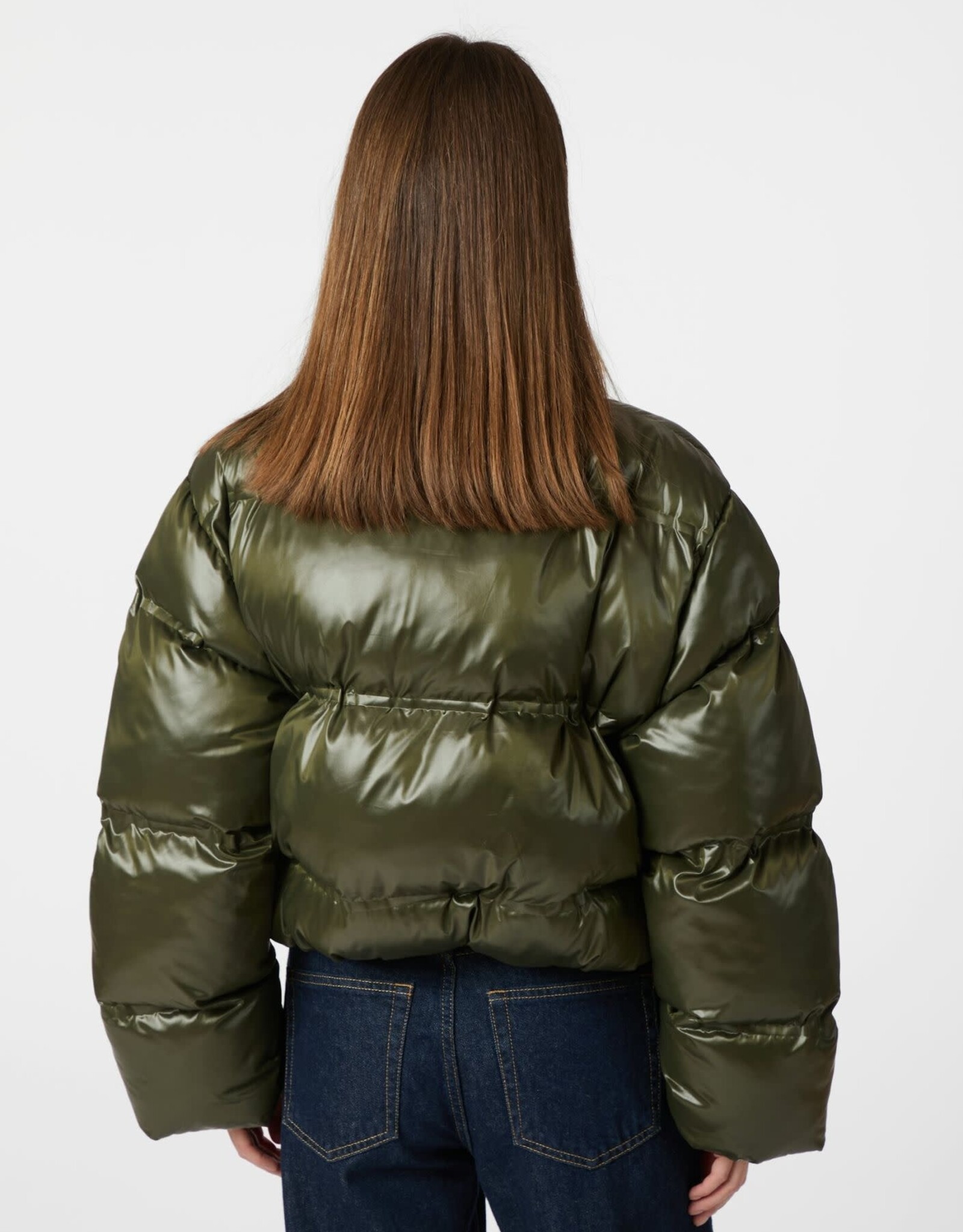 Puffer 'Rhea' - Olive - Neo Noir