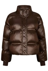 Puffer 'Rhea' - Dark Brown - Neo Noir