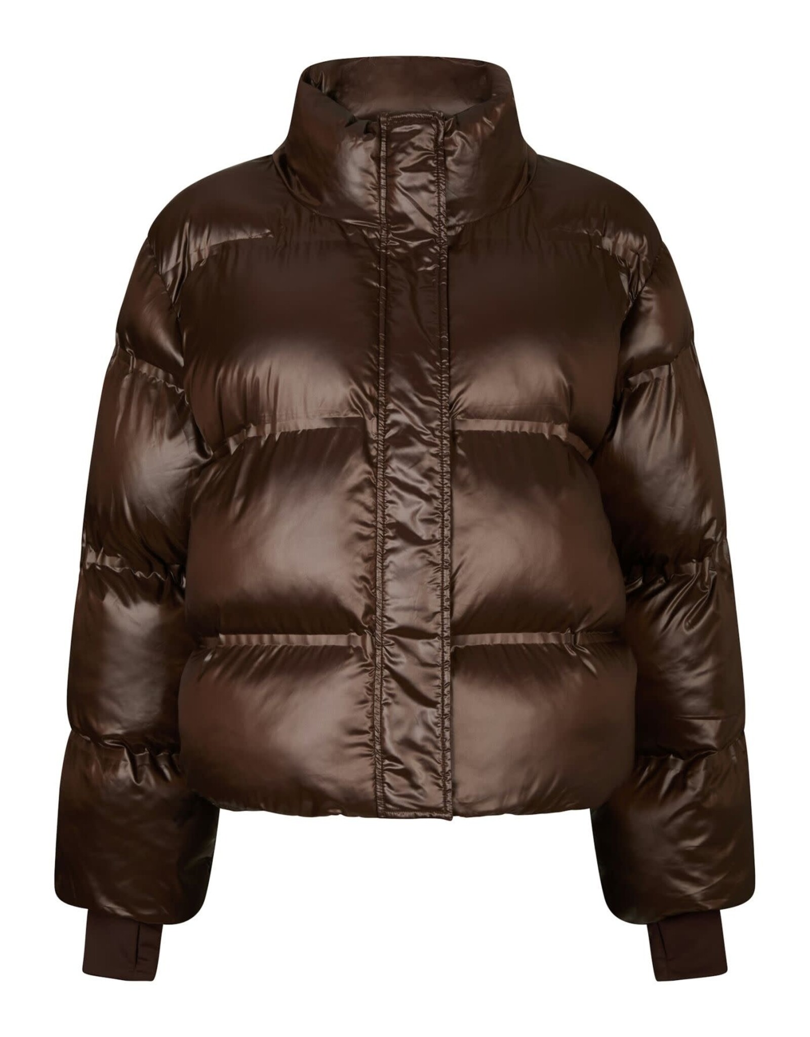 Puffer 'Rhea' - Dark Brown - Neo Noir
