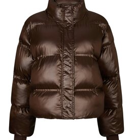 Puffer 'Rhea' - Dark Brown - Neo Noir