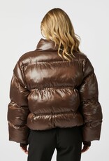 Puffer 'Rhea' - Dark Brown - Neo Noir
