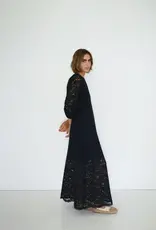 The Tiny Big Sister Jurk Lace 'Puff Sleeve' - Navy - The Tiny Big Sister The Tiny Big Sister Jurk Lace 'Puff Sleeve' - Navy - The Tiny Big Sister