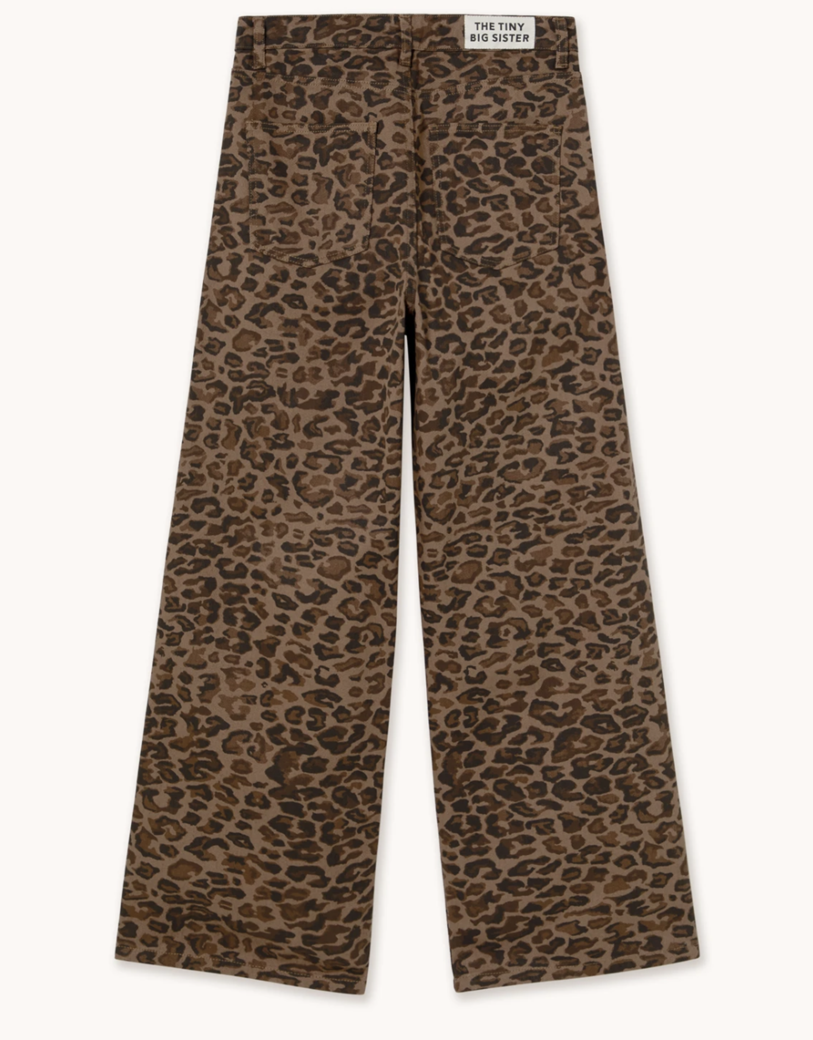 The Tiny Big Sister Jeans Animal Print  'Berta' - Mocha  - The Tiny Big Sister