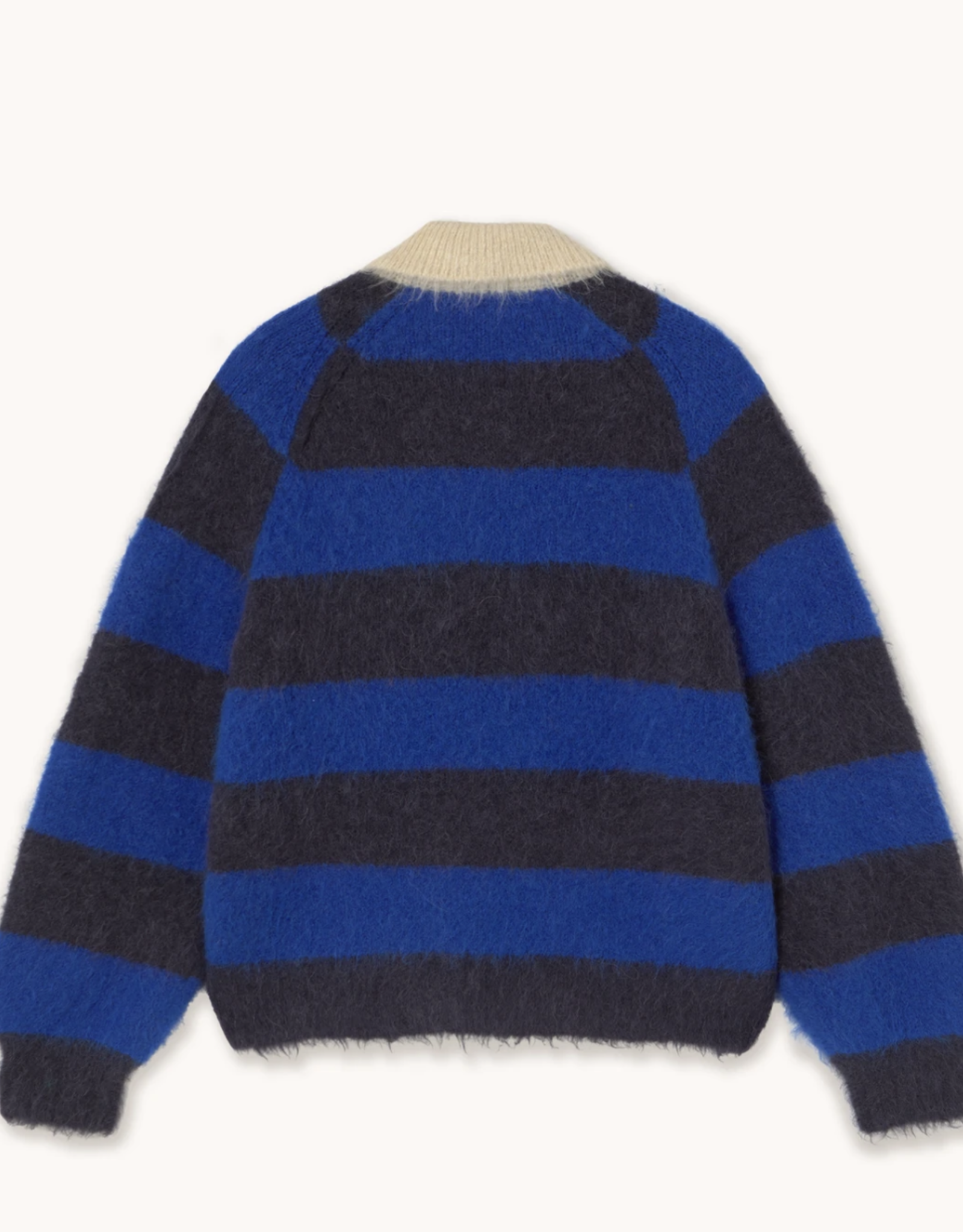 The Tiny Big Sister Knitted Polo 'Frank' -  Navy / Ultramarine - The Tiny Big Sister