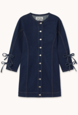 The Tiny Big Sister Jurk  'Lace Denim' - Navy  - The Tiny Big Sister The Tiny Big Sister Jurk  'Lace Denim' - Navy  - The Tiny Big Sister